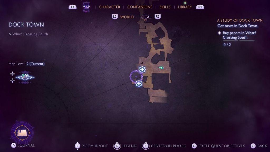 map dock town