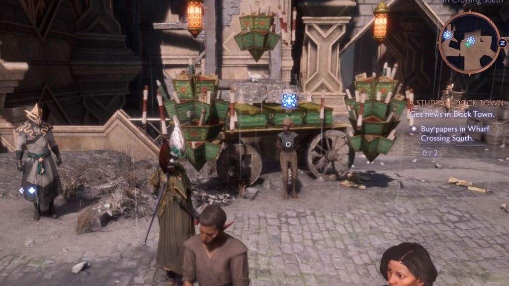 Wharf Crossing South Paper Seller Dock Town