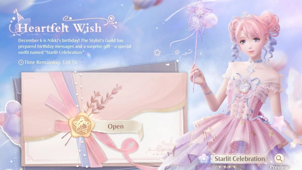 Heartfelt Wish Event Infinity Nikki