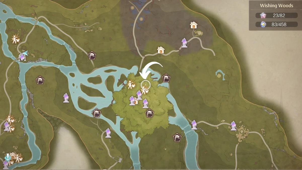 Second Doodle Palette Quest Map Location Infinity Nikki