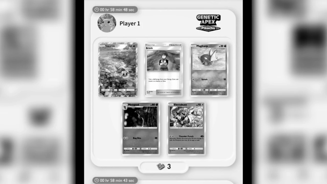 The Wonder Pick screen in Pokemon TCG Pocket