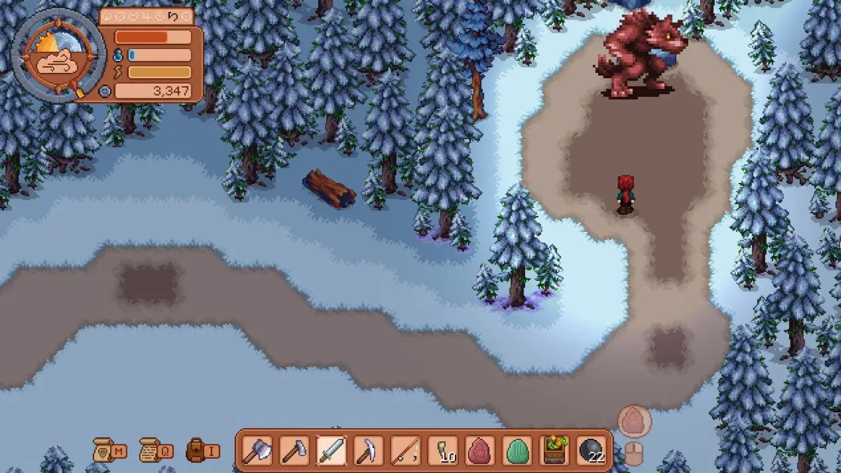 Defeat Giant Werewolf to get Air stone