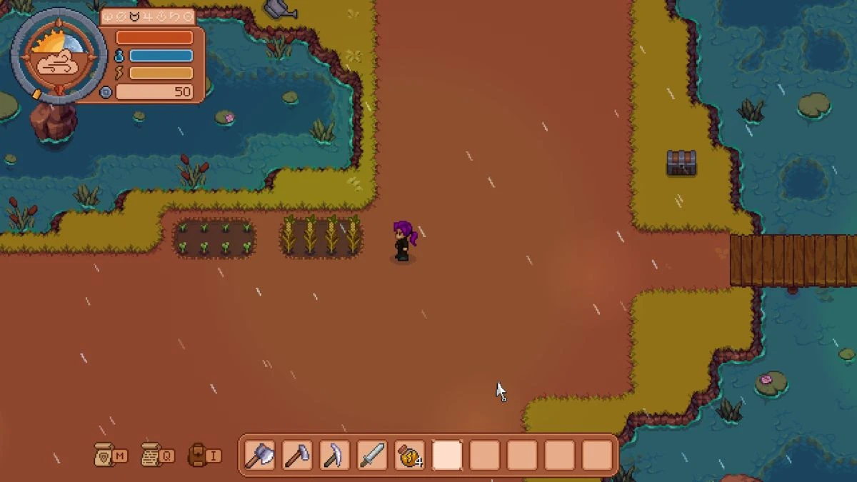 Grow wheat for Miles in Dreaming Isles