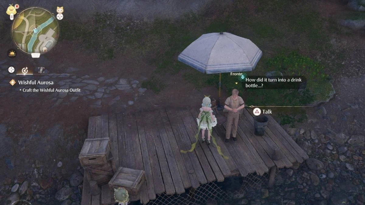 Who to talk to to start Photo Investigation: Wrong Bottle quest in Infinity Nikki Adventure Under the Stars