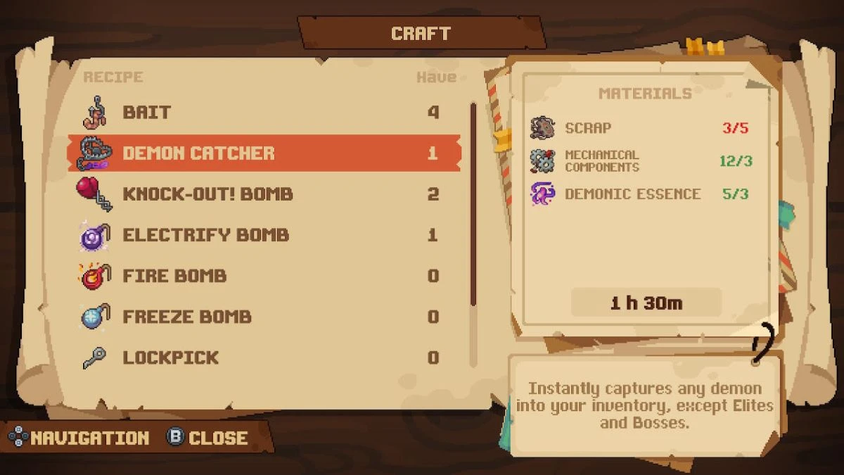 How to Craft the Demon Catcher in Bloomtown