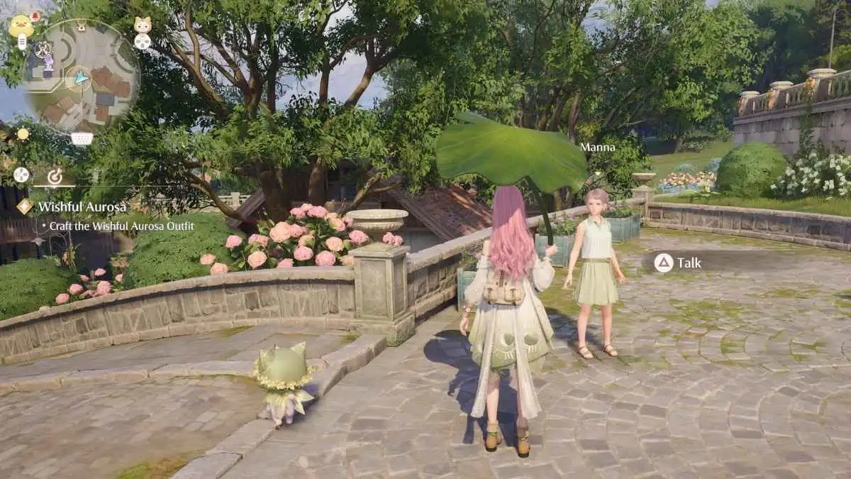 Where to find Manna to begin the Stay, My Meteor Shower quest in Infinity Nikki