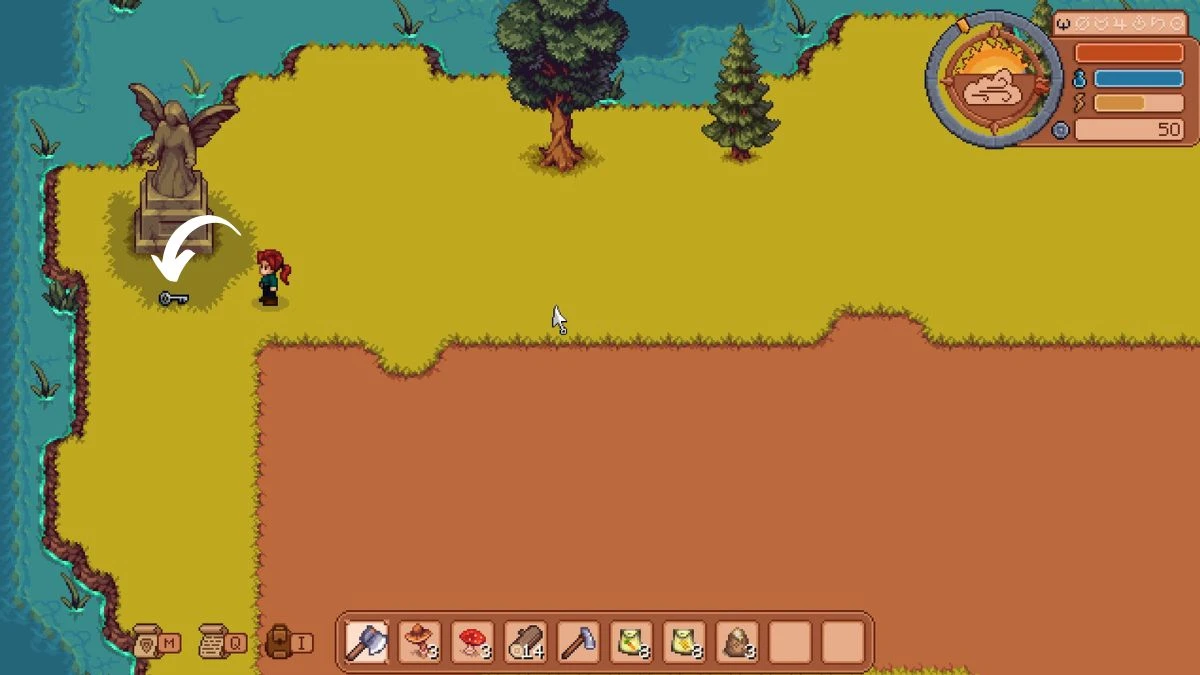 Key to the farmhouse in Dreaming Isles
