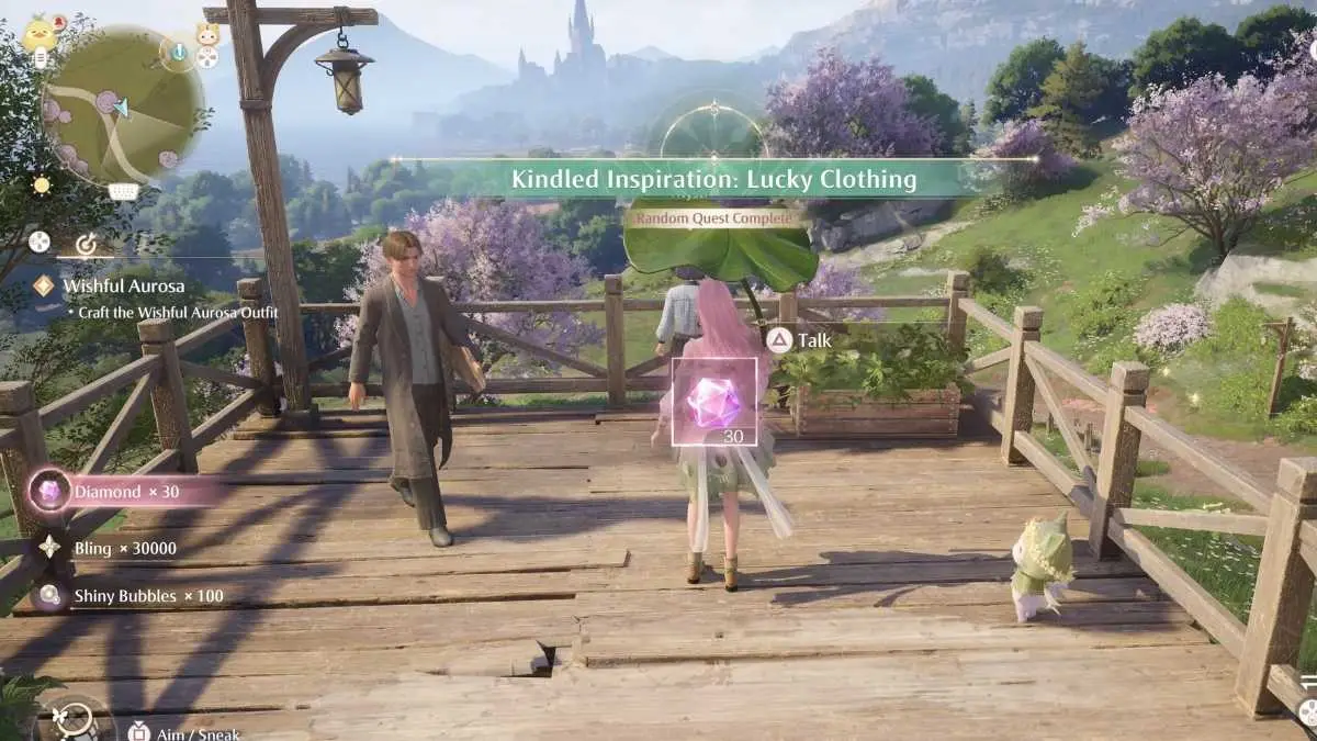 Kindled Inspiration: Lucky Clothing quest complete