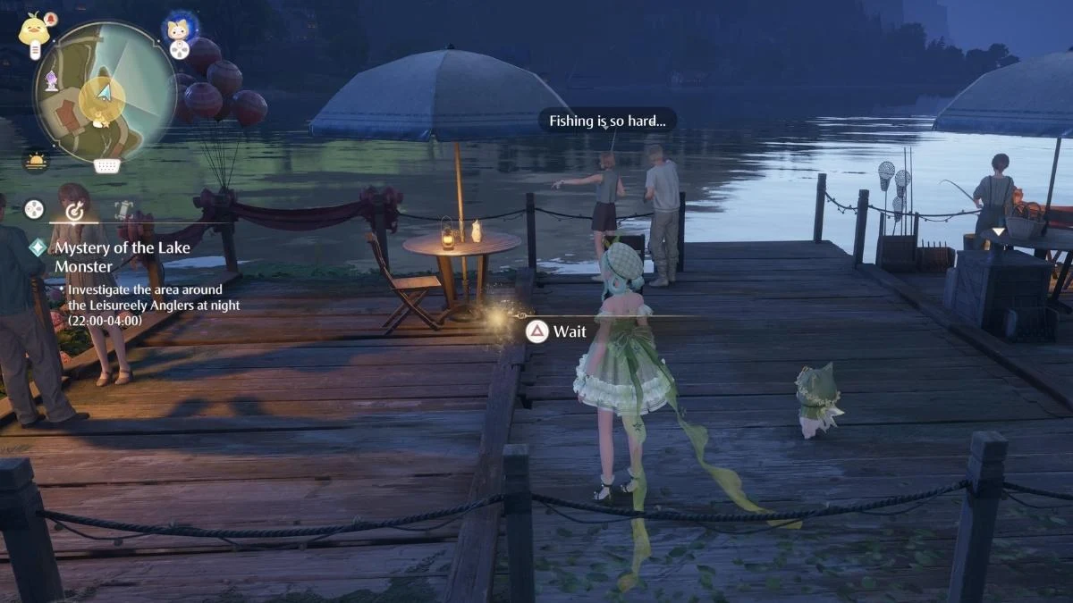 Where to wait for the Lake Monster in Infinity Nikki 