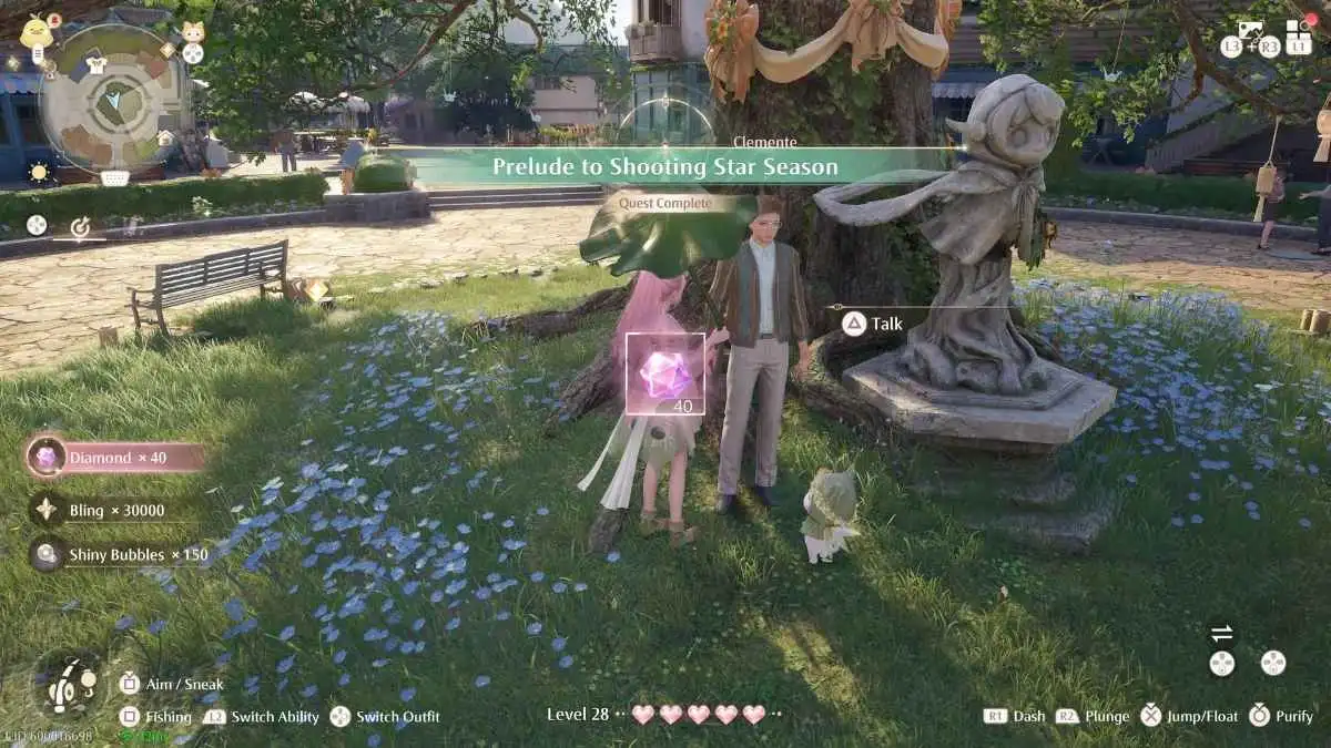 Where to find Clemente to begin the Prelude to Shooting Star Season quest