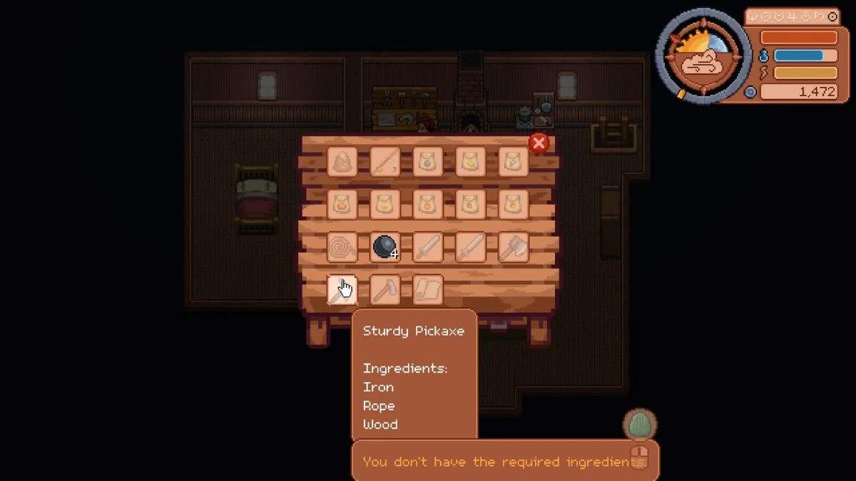 Sturdy Pickaxe Dreaming Isles