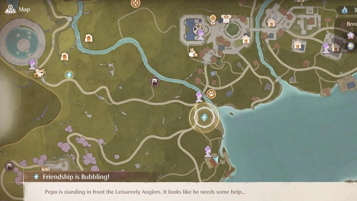 Where to find Polly to show her the Pink Ribbon Eel outfit