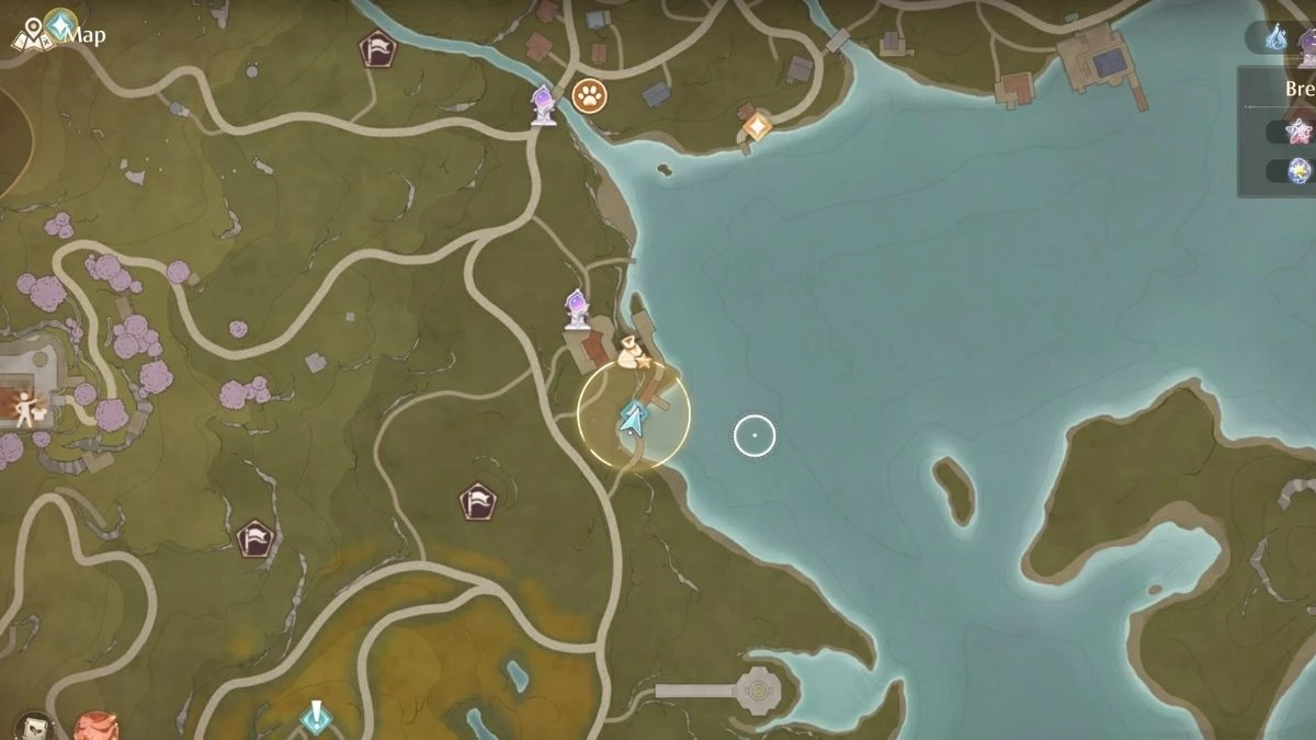 Map location to find Valentina in Infinity Nikki for Bad Luck, Good Luck quest