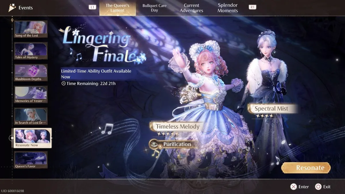 Lingering Finale Outfits