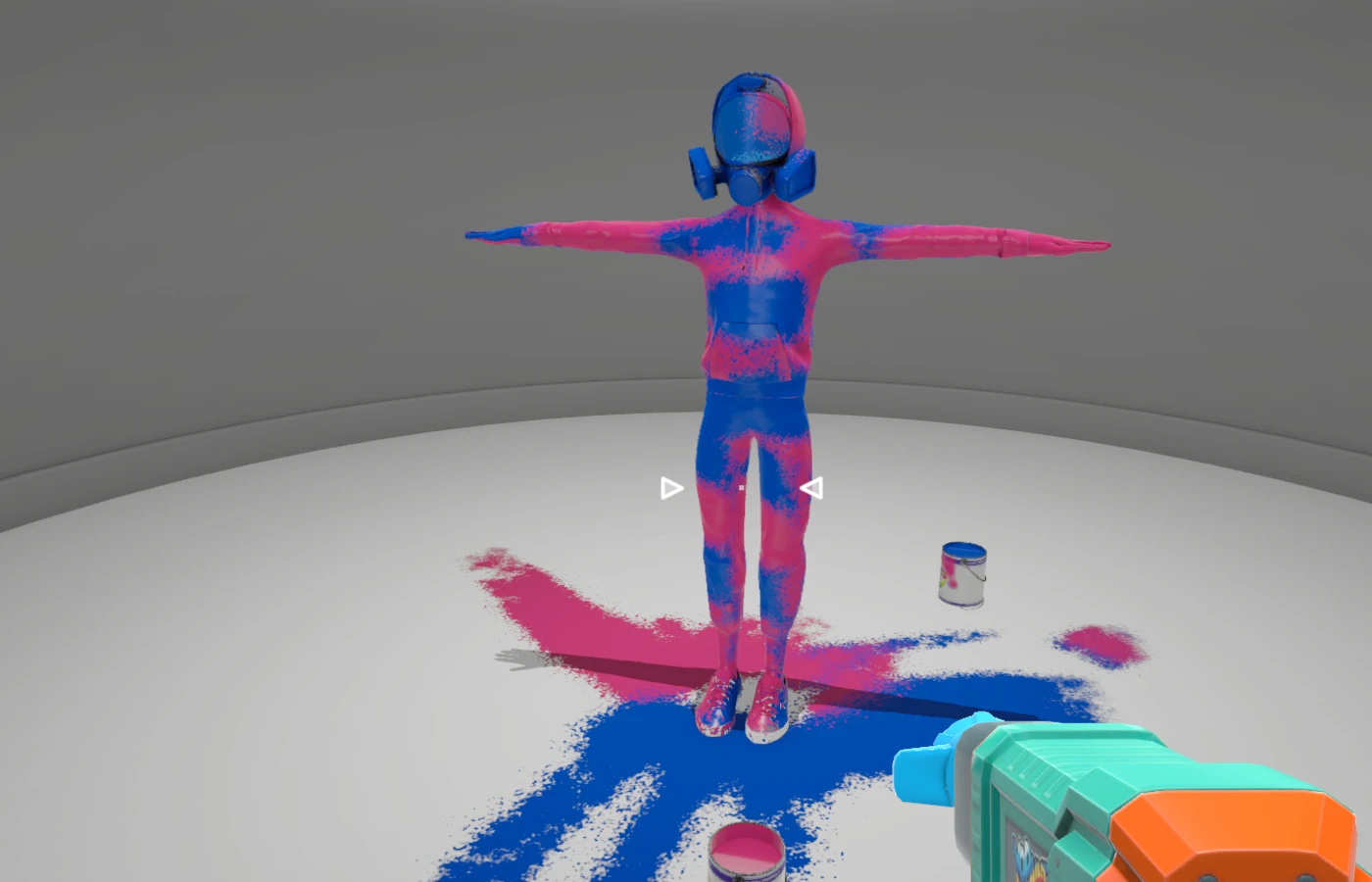 Outfit customization Spray Paint Simulator
