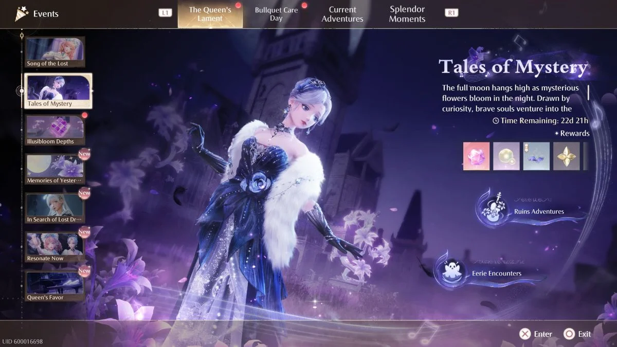 Tales of Mystery Infinity Nikki