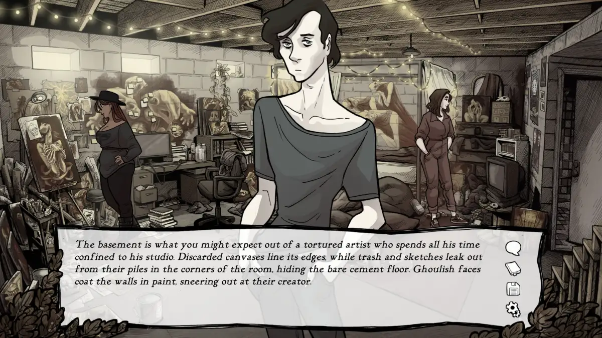 Scarlet Hollow screenshot of romanceable character