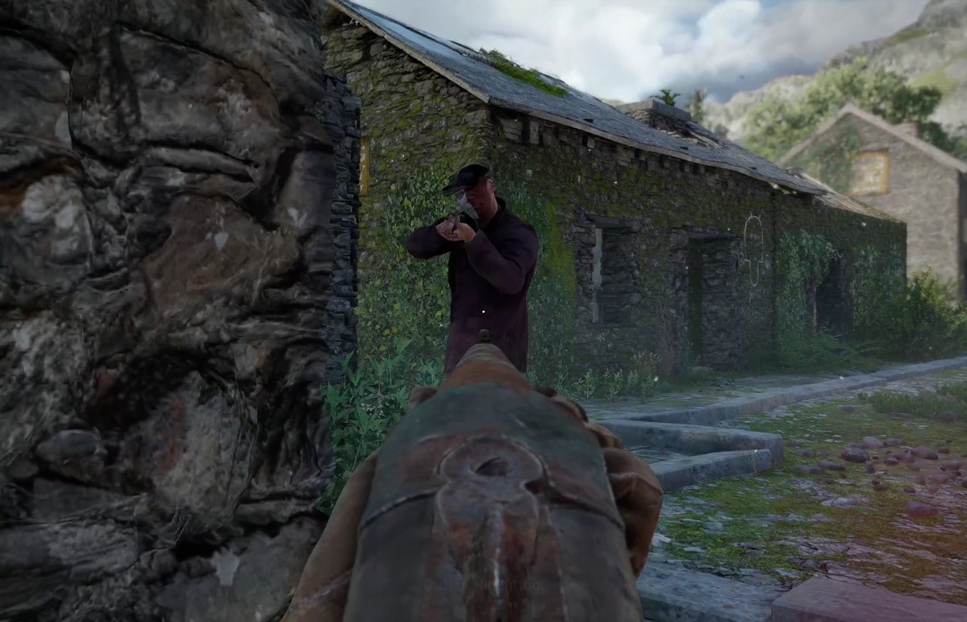 Getting a shotgun in Atomfall