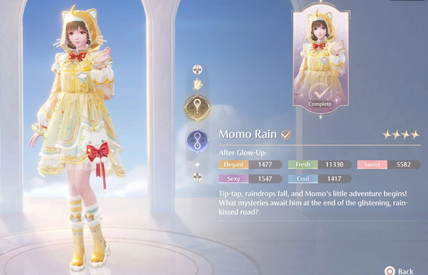 momo rain infinity nikki