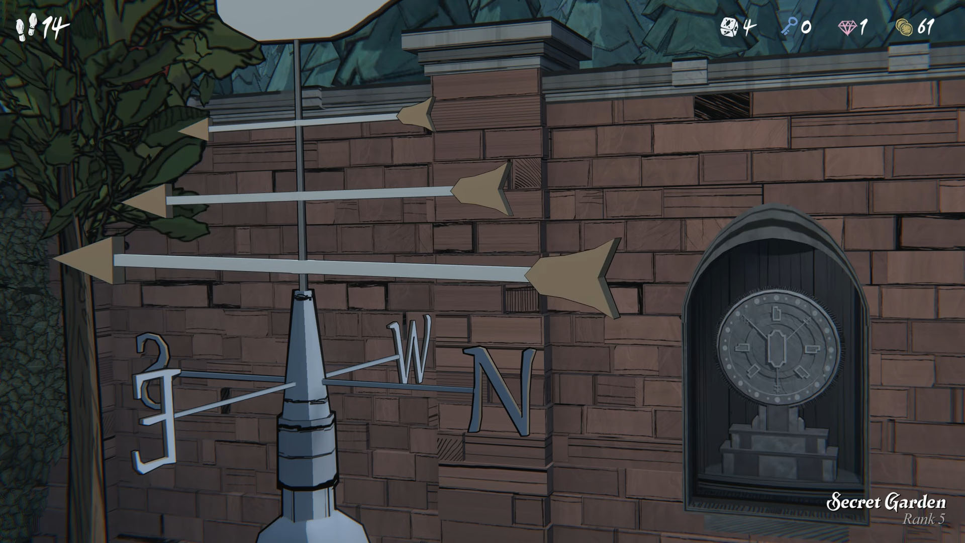 By having them all point south, you'll get to see one of the Sigil combos for the Inner Sanctum.