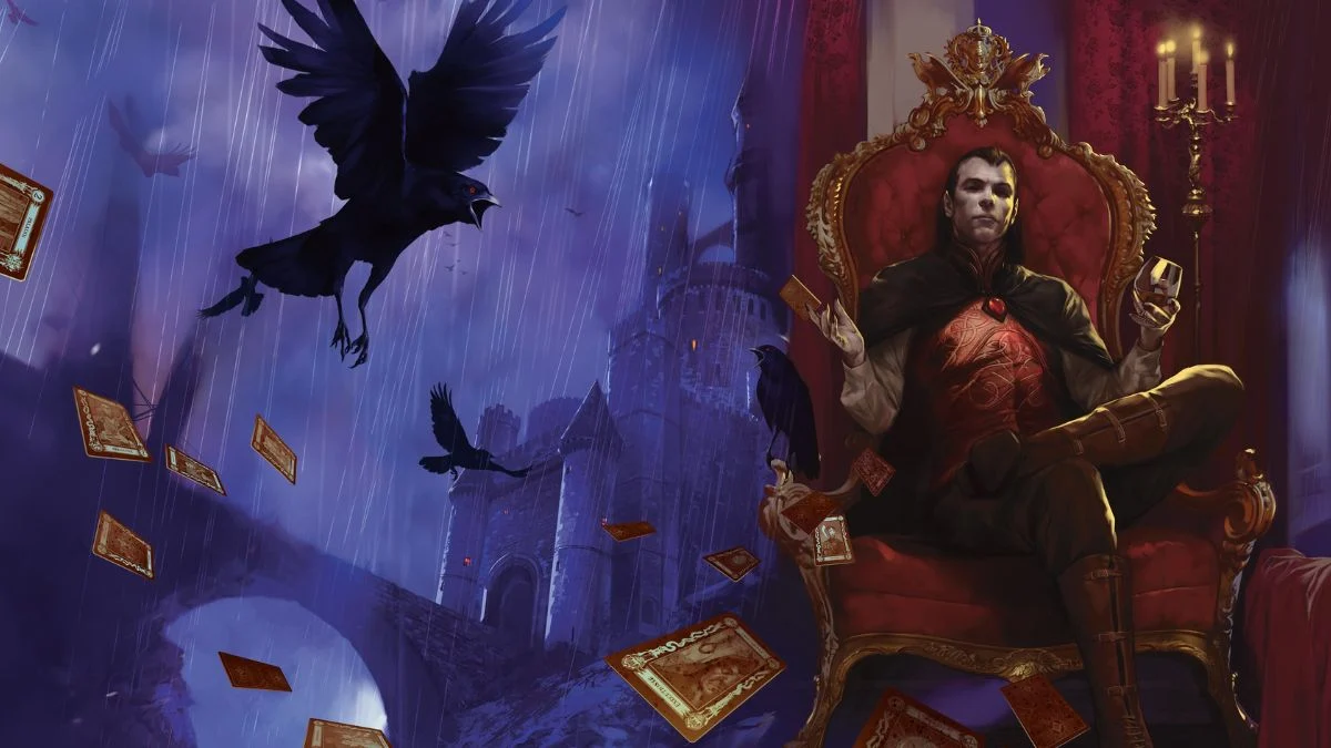Cover art from the D&D Curse of Strahd campaign