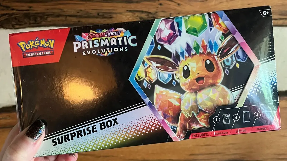 Prismatic Evolutions Surprise Box In Real Life