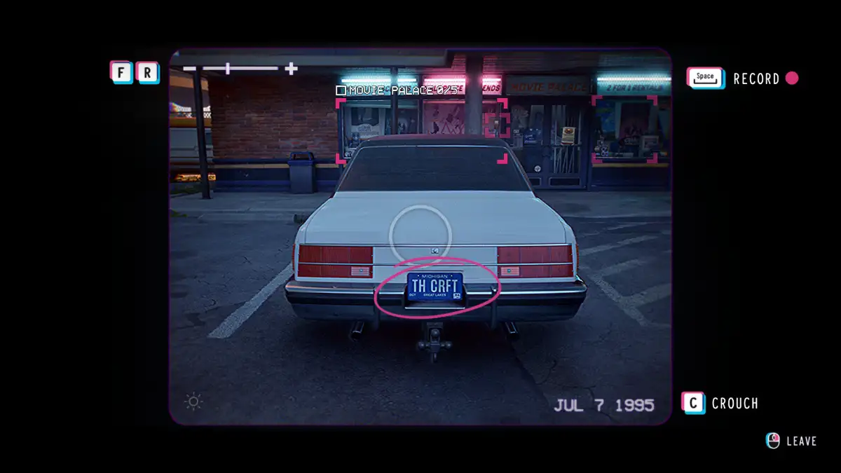 The Craft license plate