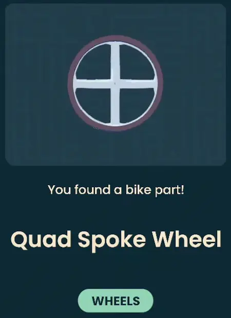 Quad Spoke Wheel