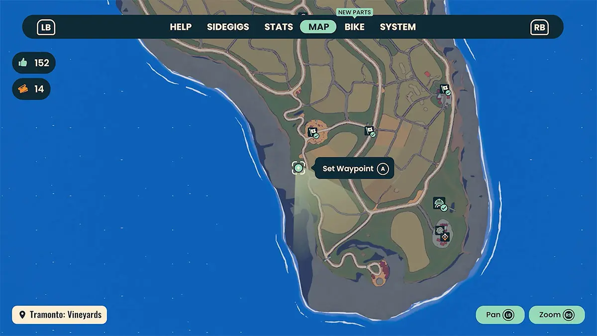 Lunardo Boy location map