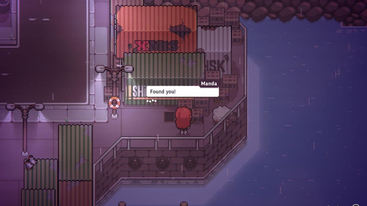 The location of one of Karl's sheep, at the harbor near the Fishy Stick factory