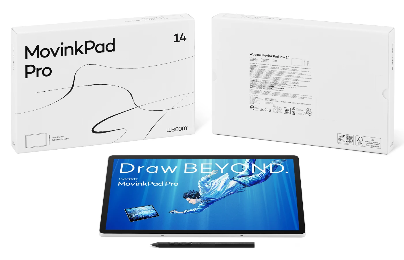 MovinkPad Pro 14 Box And Tablet