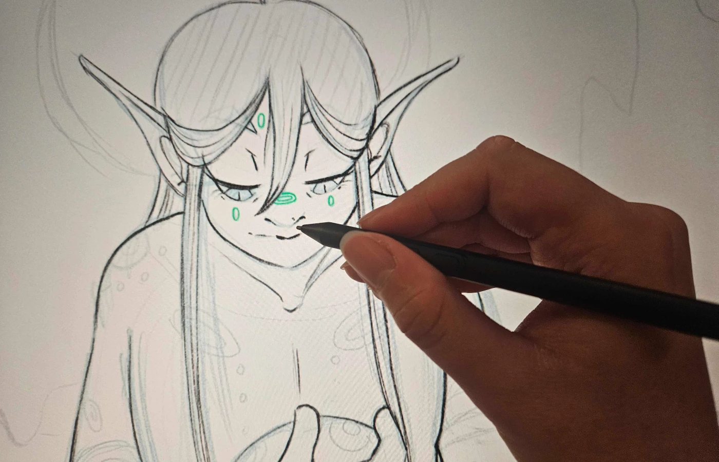 Wacom Cintiq 24 drawing 