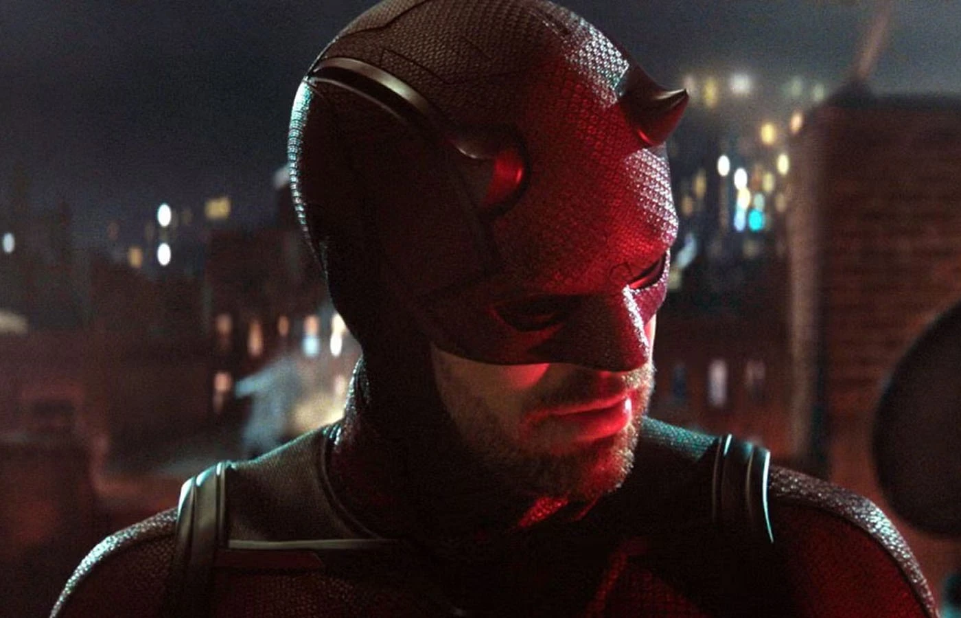 Daredevil Standing At Night In Daredevil Born Again