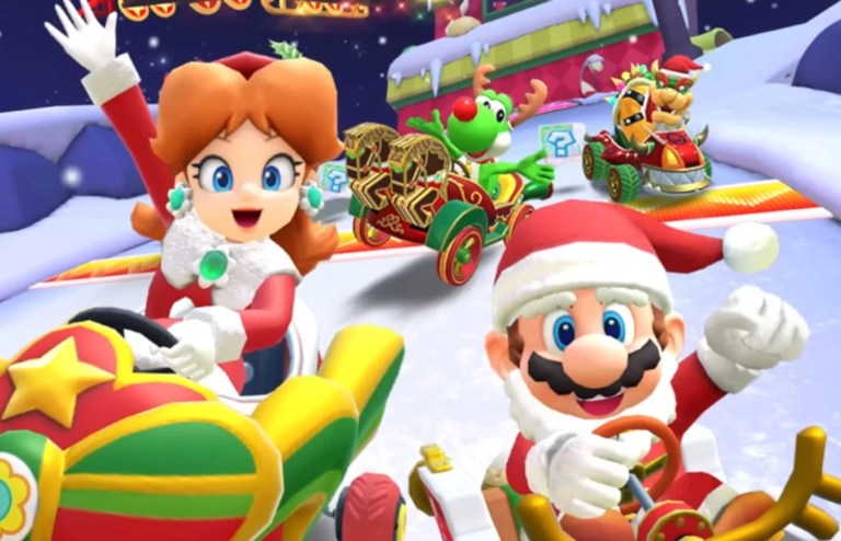 Mario And Daisy Christmas Outfits In Mario Kart