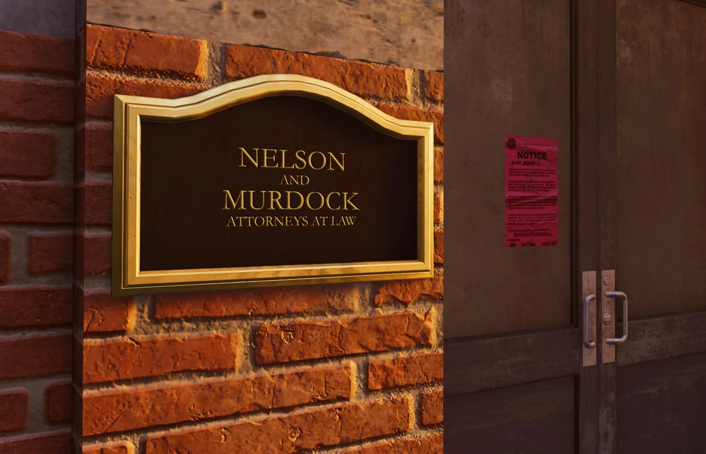 Nelson And Murdock Sign In Marvel's Spider-Man