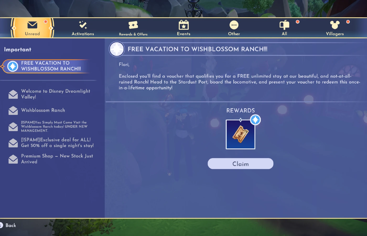Wishblossom Ranch DDV DLC Ticket