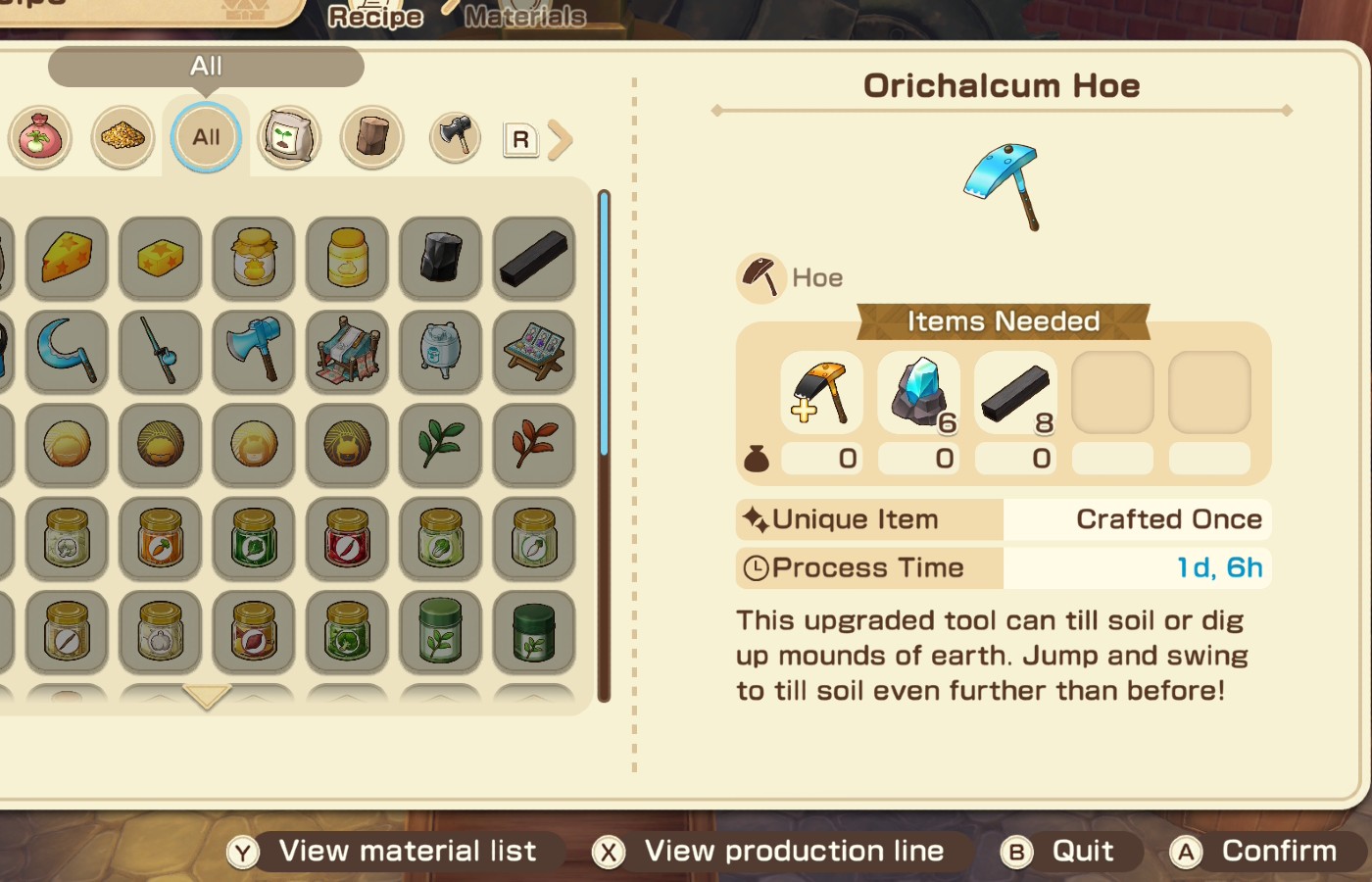 Orichalcum Tools