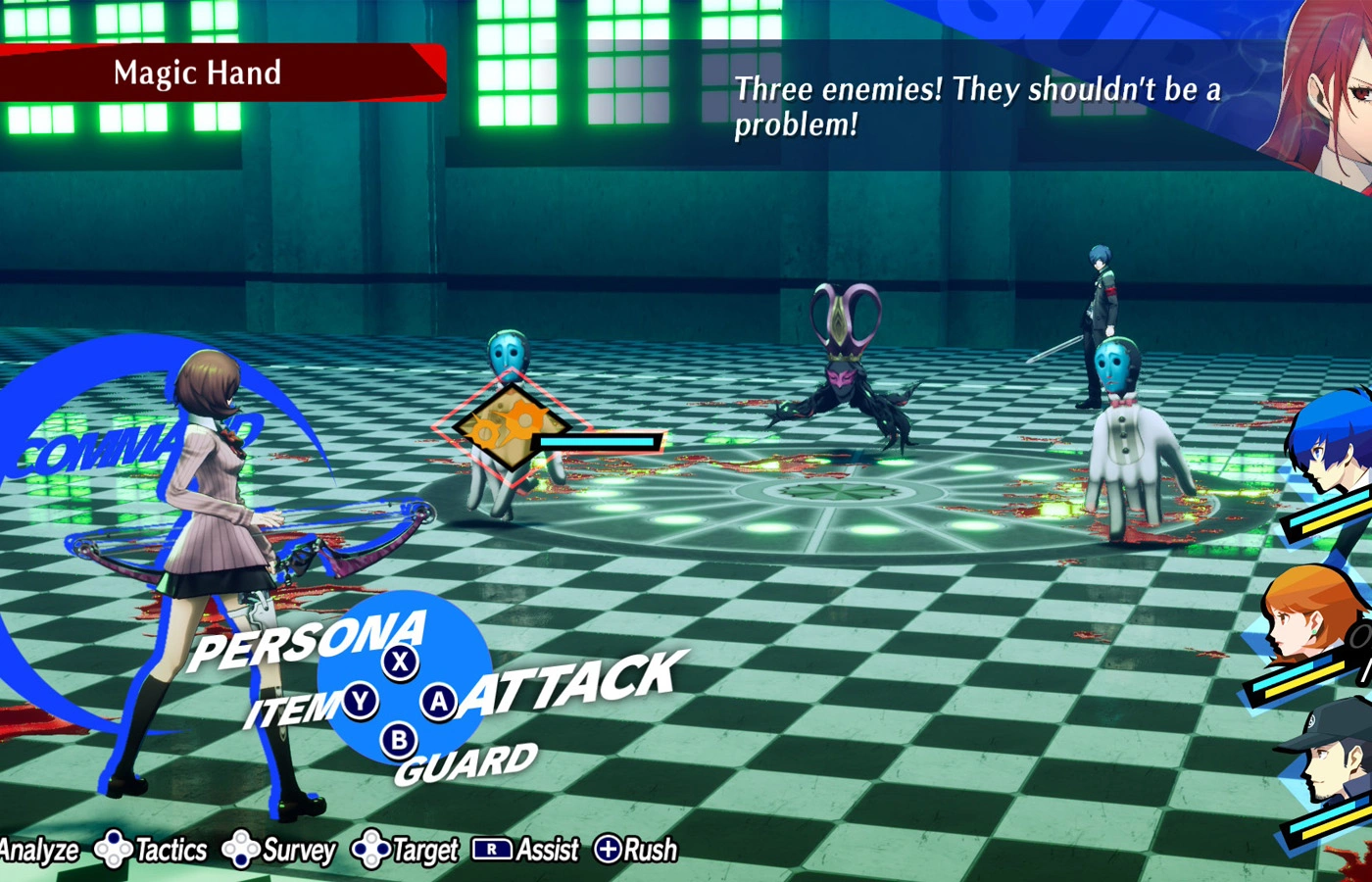 Persona 3 Reloaded Switch 2 Battle