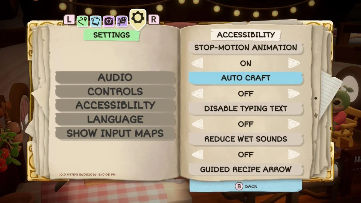 Turn off Cooking Mini-Games Cozy Caravan