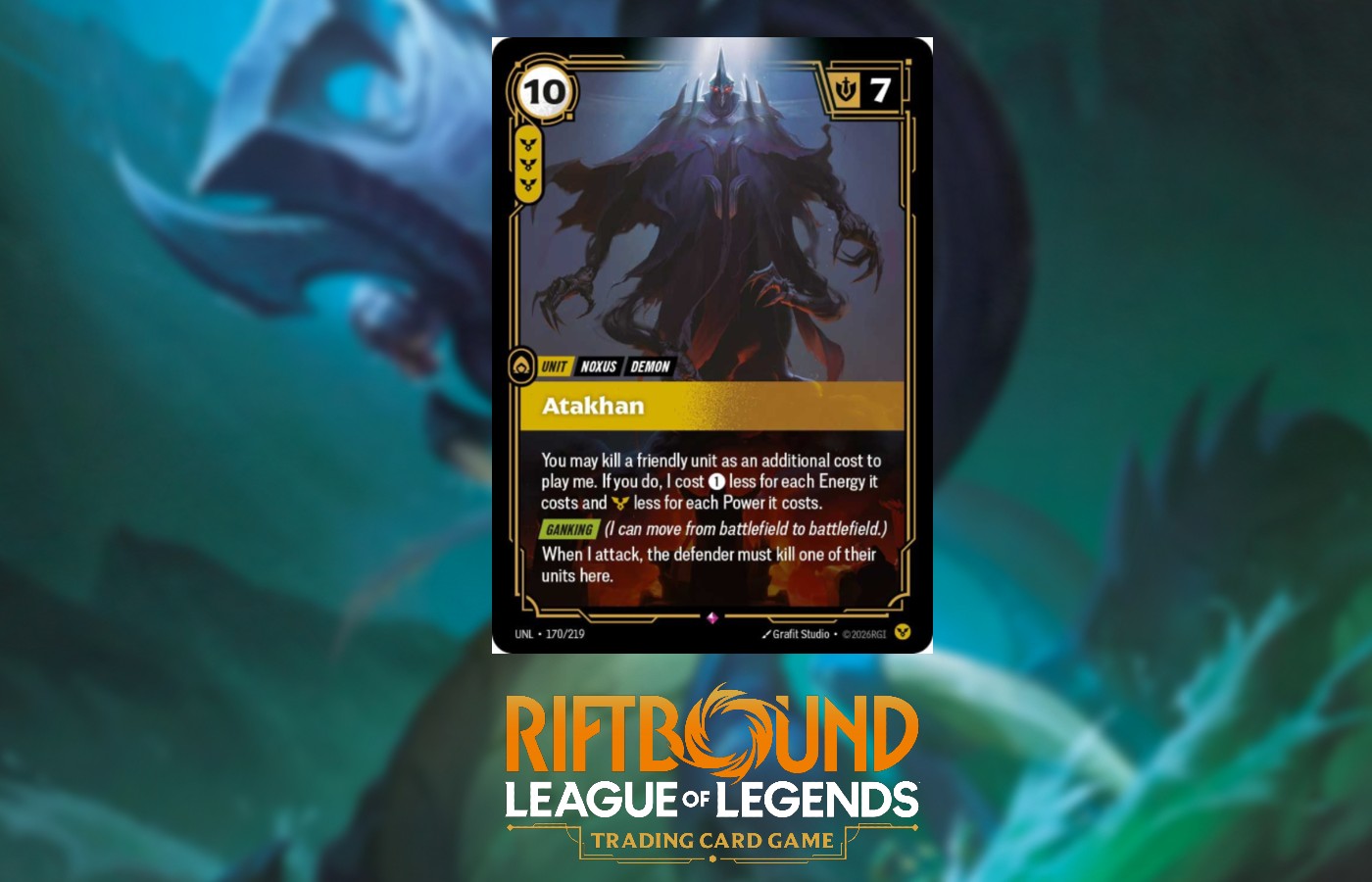 Riftbound: Unleashed Exclusive Card Reveal – Atakhan Arrives As Powerful New Unit
