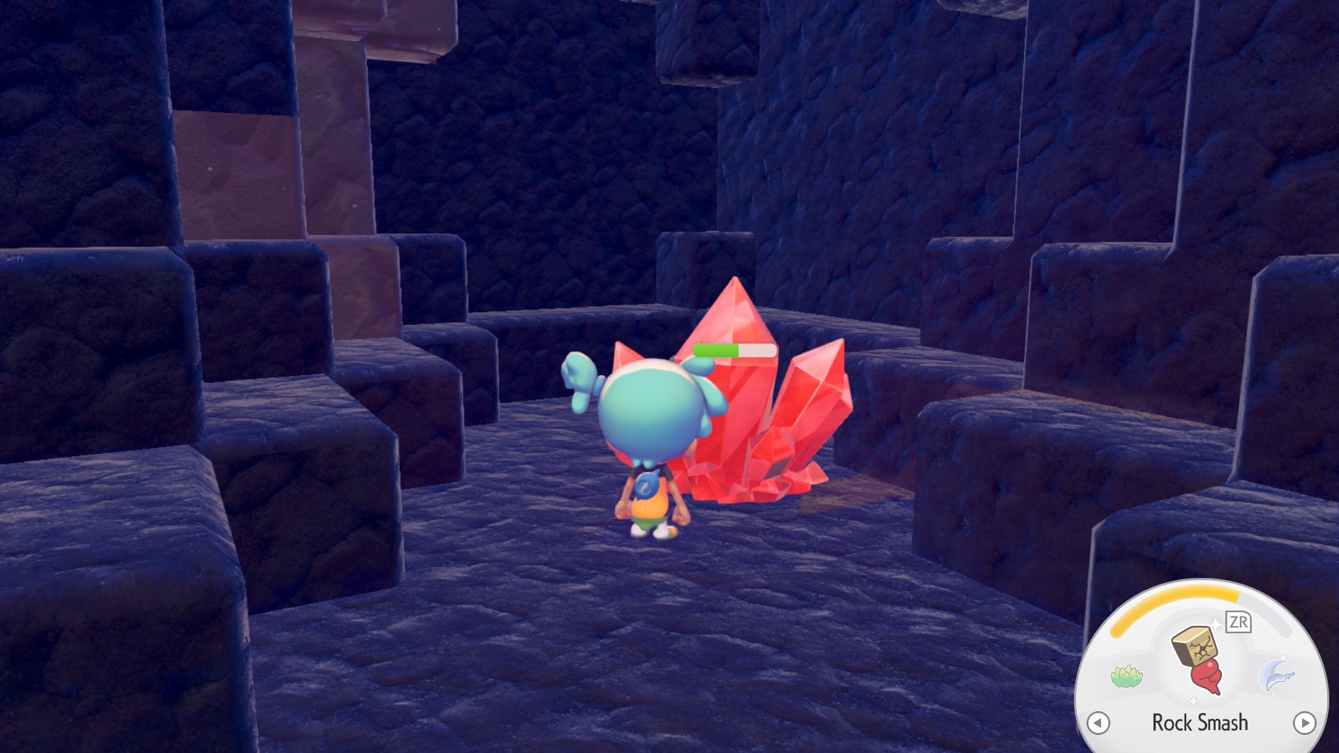 Rock Smash the Crystal Pokopia