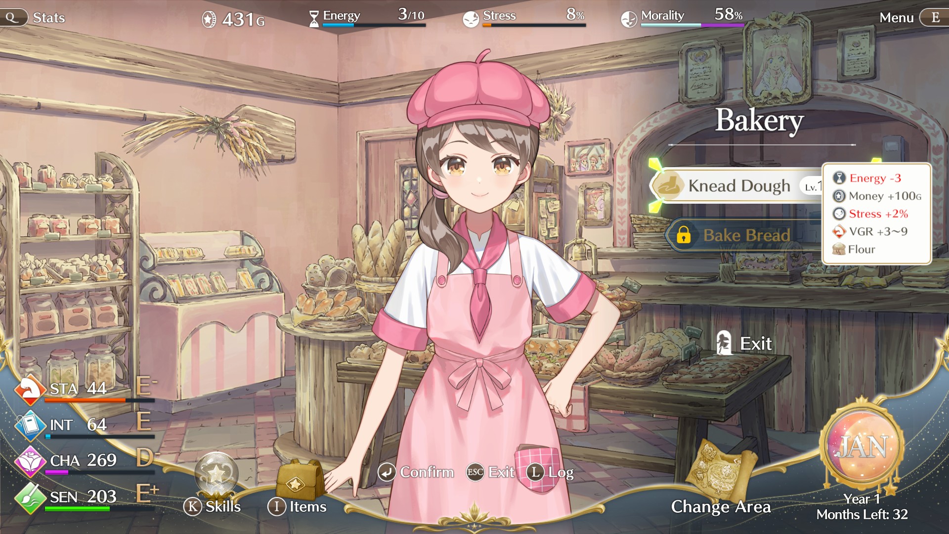Working at the Bakery Magical Princess