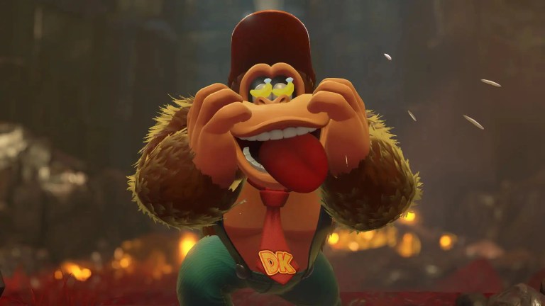 Donkey Kong Banaza Mining DK