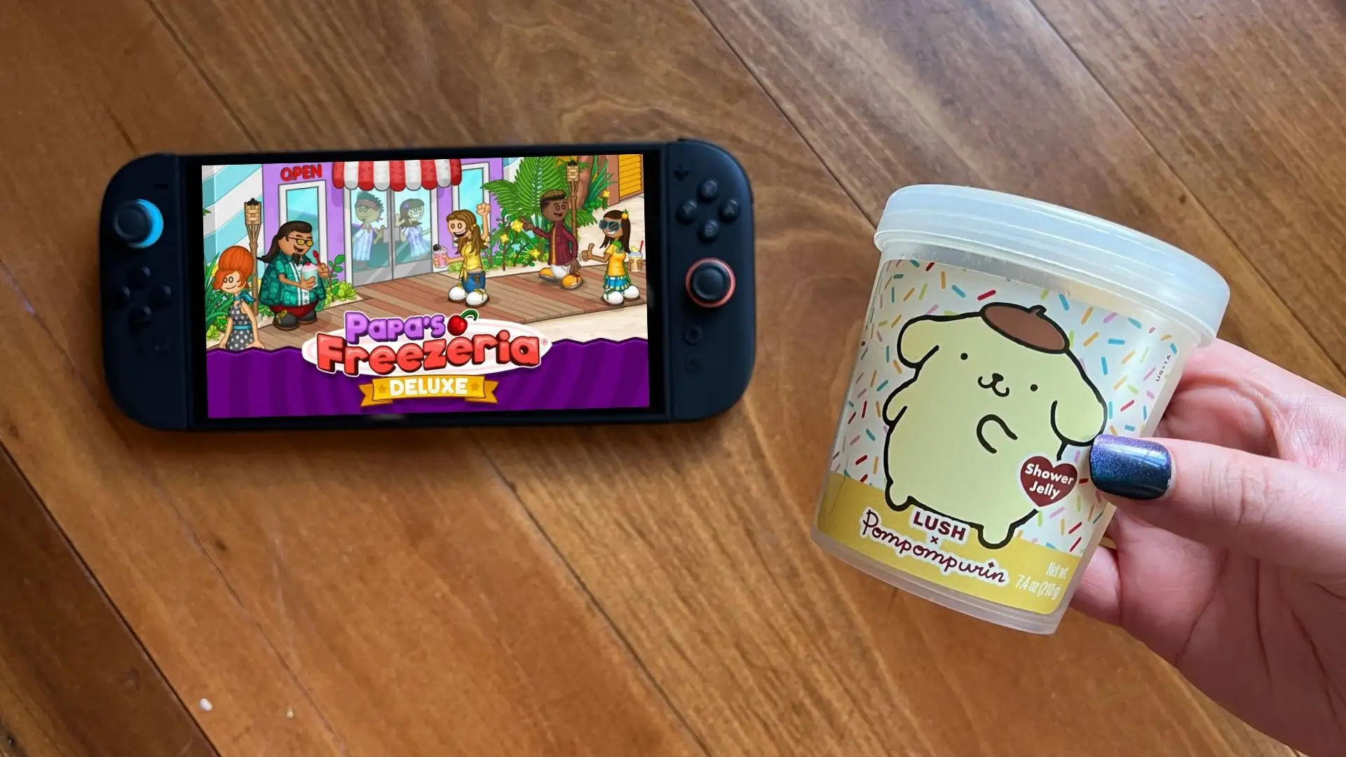 Papa's Freezeria and Pompompurin LUSH Soap