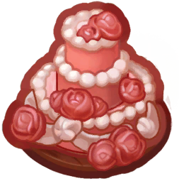 red wedding cake Moonlight Peaks