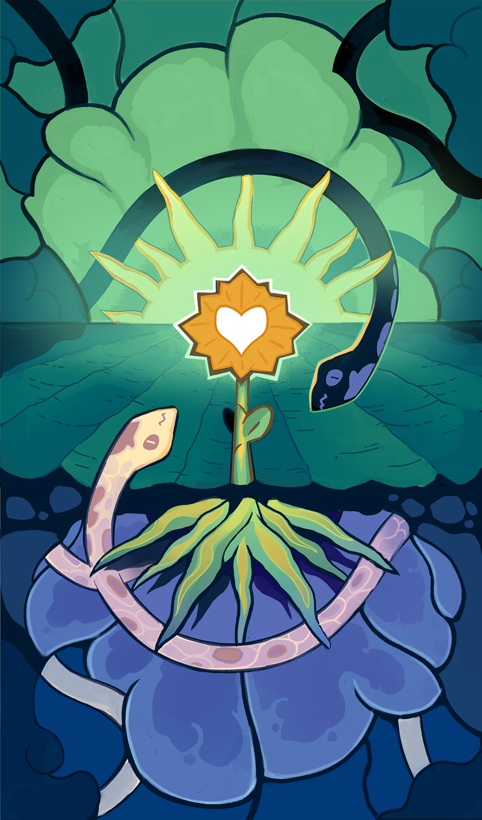 Fertilizer Nokturna Card Moonlight Peaks