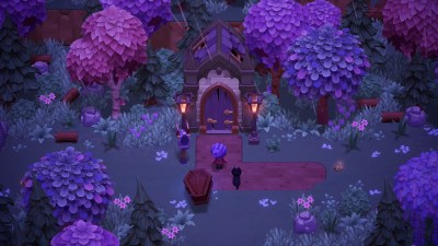 Moonlight Peaks Arrival at Town