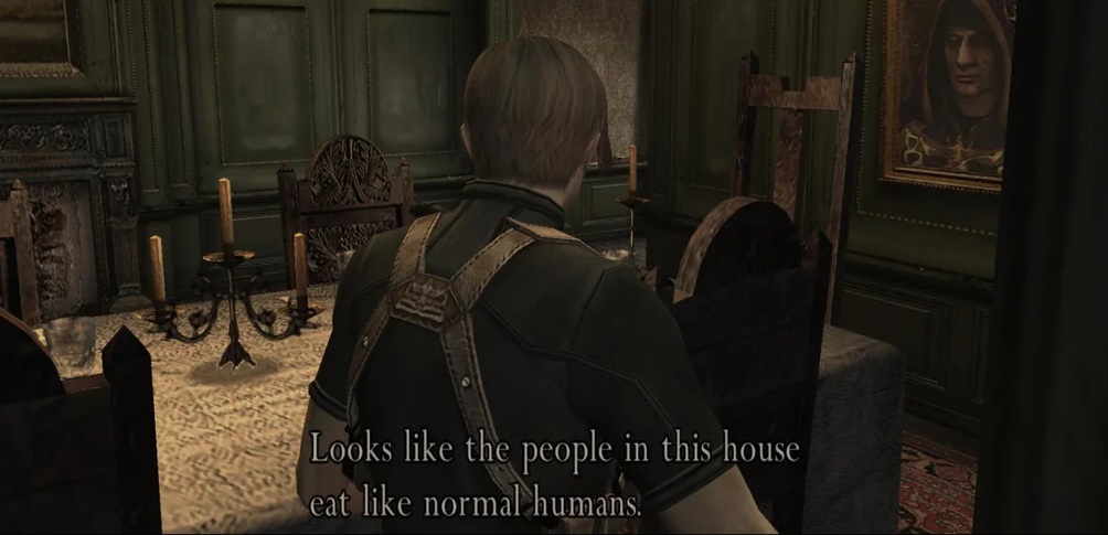 Resident Evil 4 Dinner Scene