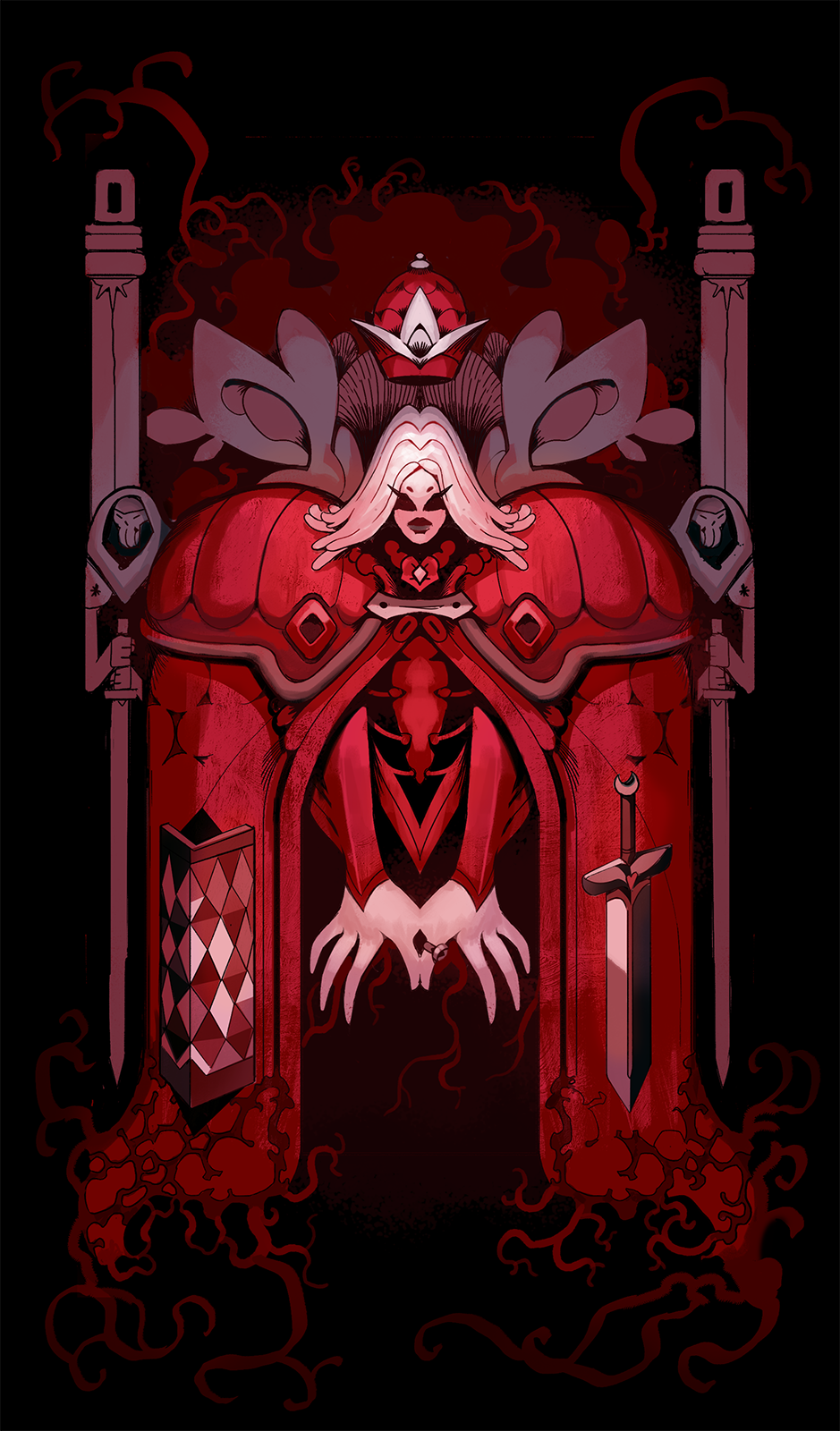 Royal Vampire Nokturna Card Moonlight Peaks