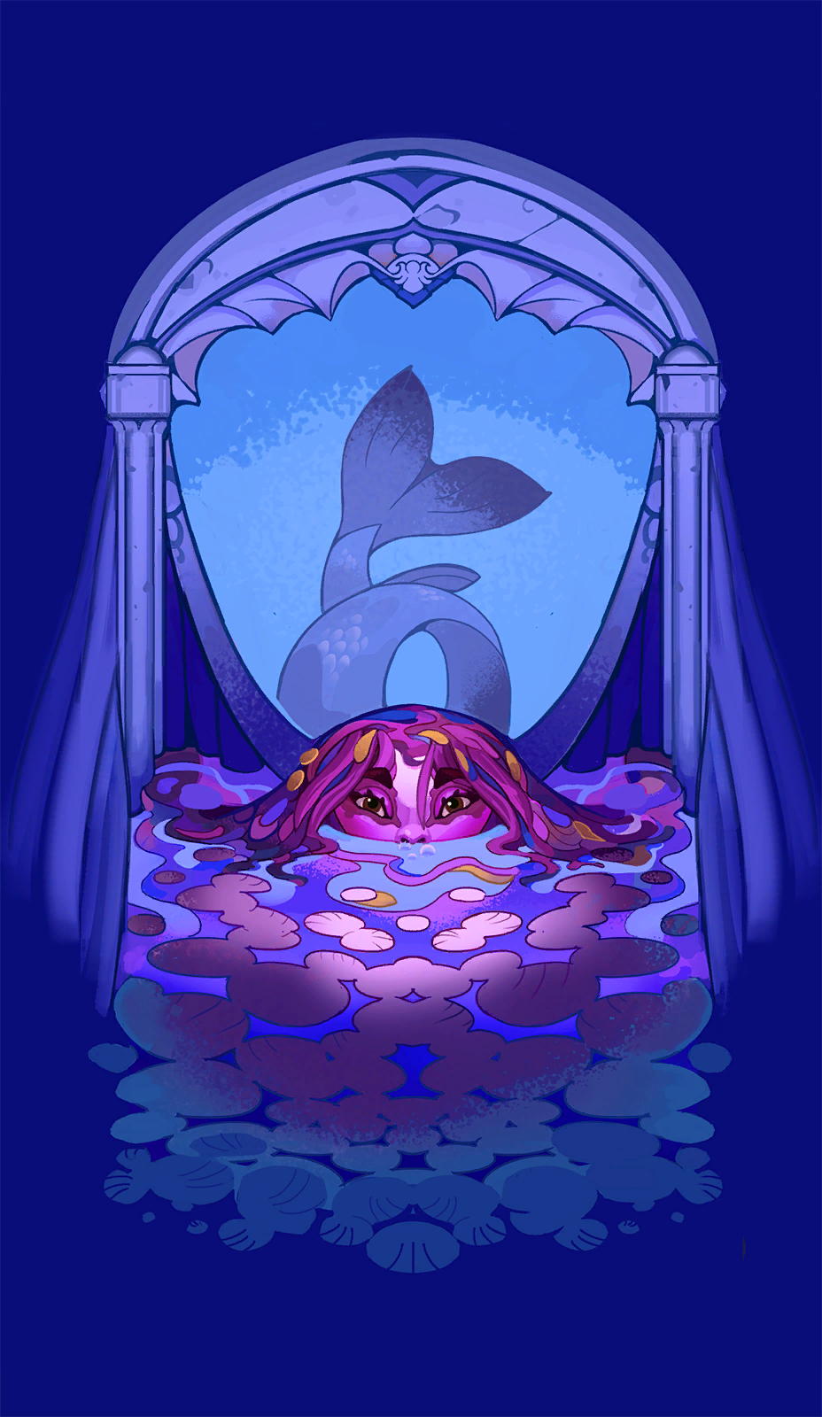 Siren Nokturna Card Moonlight Peaks
